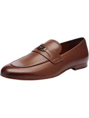 Coach Tanner Loafer Men's Size 8D Saddle Upper Leather Pointed Toe Slip On